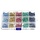 260 pieces of metal RC body R-shaped clips in five different colors