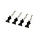 CNC Alu Easy Pull body R-clip verkrijgbaar in 6 kleuren 4pcs/set