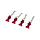 CNC Alu Easy Pull body R-clip available in 6 colors 4 pcs/set