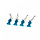 CNC Alu Easy Pull body R-clip verkrijgbaar in 6 kleuren 4pcs/set