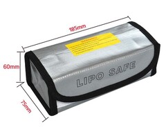 Hobby Detail Brandwerende explosieveilige Lipo-batterijhoes /-tas 185x75x60