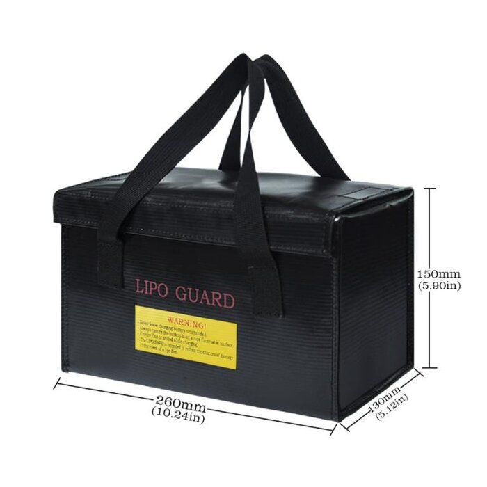 Hobby Detail Fireproof Explosionproof Lipo Battery Safe Bag 260x130x150mm