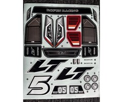 RovanLosi Stickerset voor Losi 5ive T / Rovan LT kap