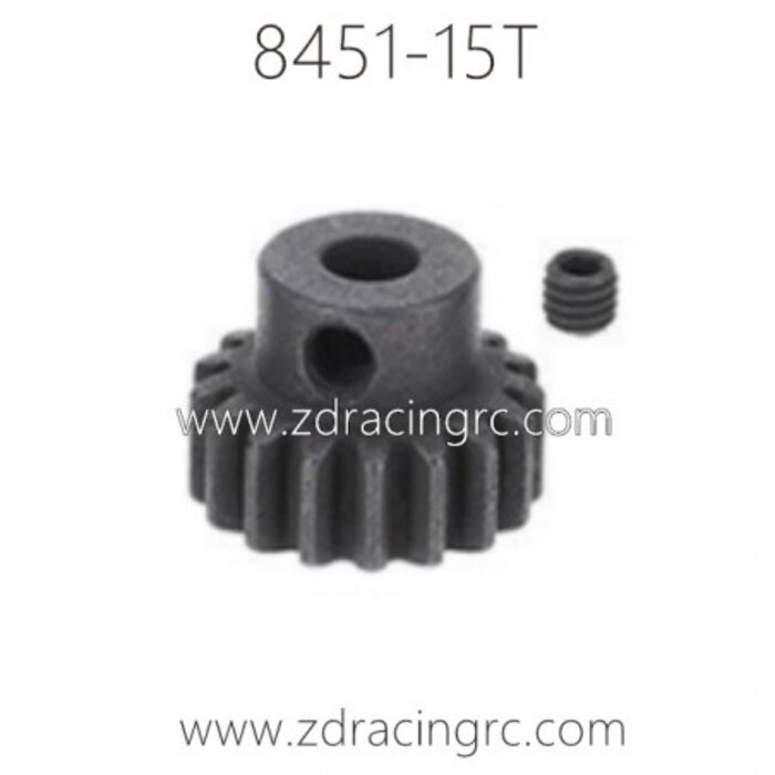 ZD Racing 8451 15T motortandwiel voor 9020 buggy (set)
