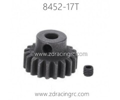 ZD Racing 8452 17T Motor gears for 9020 buggy (set)