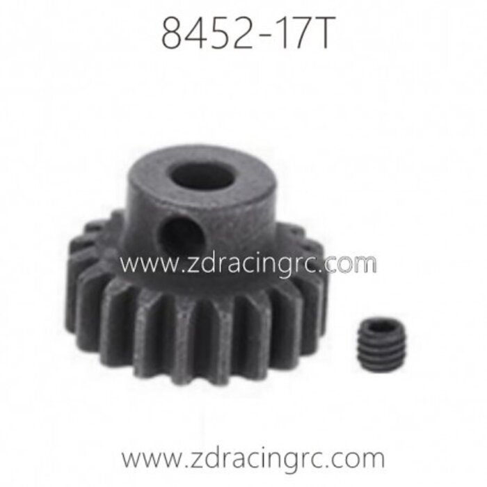 ZD Racing 8452 17T Motor gears for 9020 buggy (set)