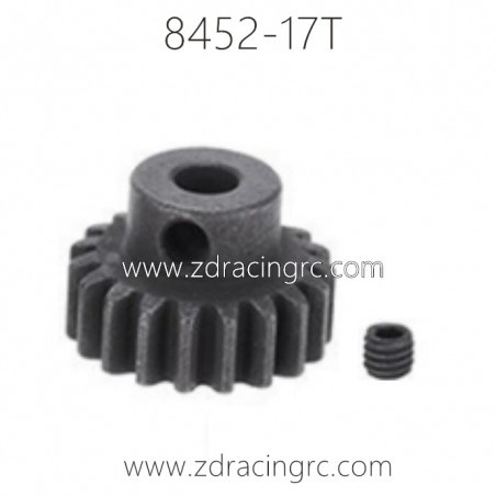 ZD Racing 8452 17T Motor gears for 9020 buggy (set)