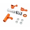 ZD Racing CNC Aluminium Steering Assembly Set – Oranje – MT-8 / EX-07 / DBX-07
