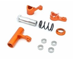 ZD Racing CNC Aluminium Steering Assembly Set – Oranje – MT-8 / EX-07 / DBX-07