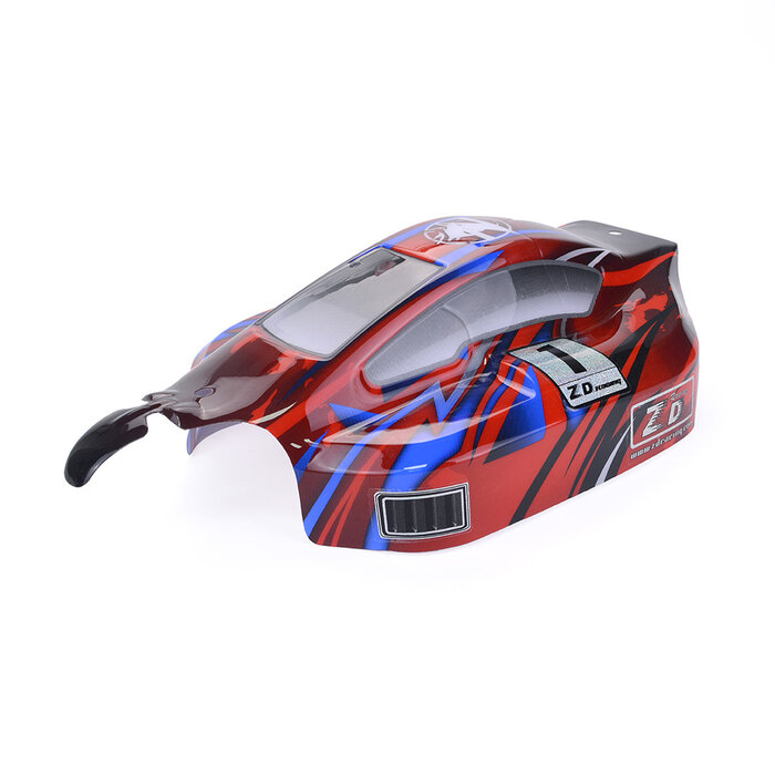ZD Racing 8279 PVC body Rood voor Pirates3 BX-8E 08421 9020 buggy (1 stuk)