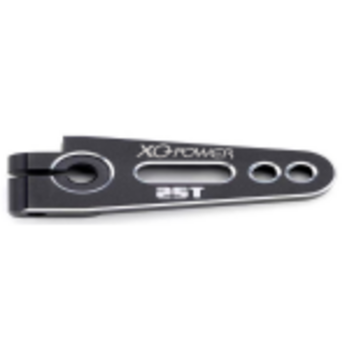 XQ Power Servo's XQ-BLS8175D Metal Servo Arm 25T. This servo arm (25T) is available in the following lengths:  24mm  and 50mm.