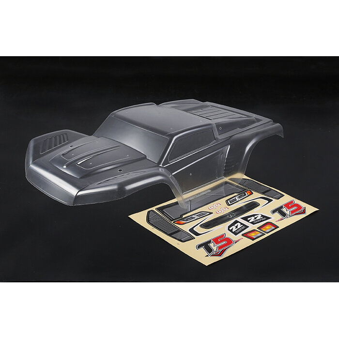 RovanSports Rofun T5 Transparante Body – Unpainted Clear Shell voor 1:5 T5 Truck