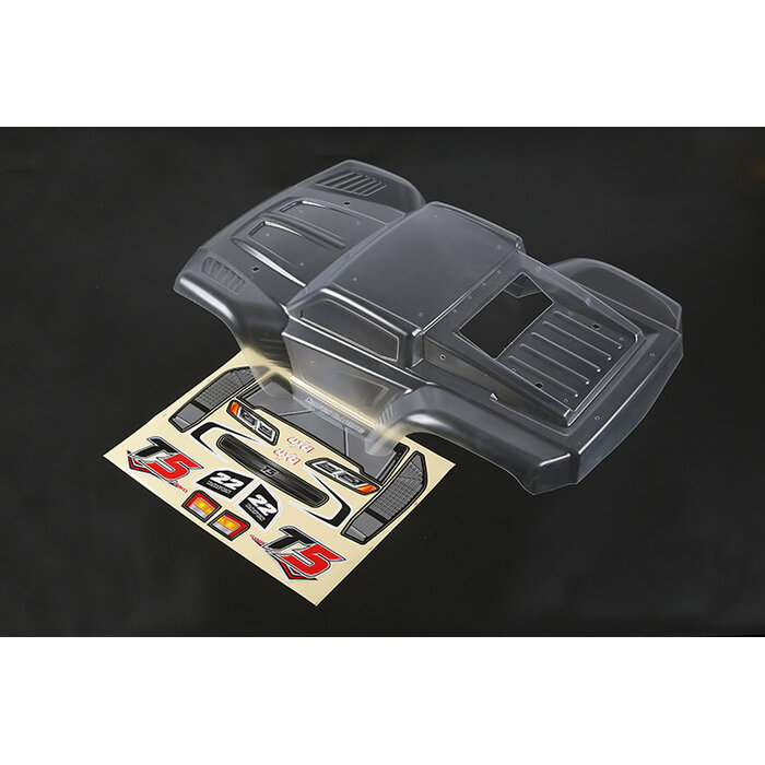 RovanSports Rofun T5 Transparente Karosserie – Unlackierte Clear Shell für 1:5 T5 Truck