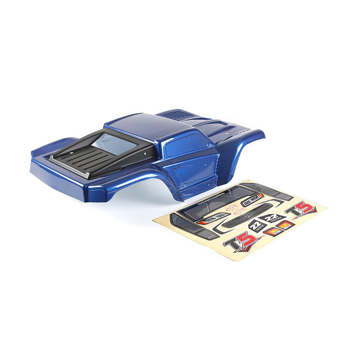 RovanSports Rovan / Rofun T5 Karosserie mit Sticker-Set – Blau oder Schwarz | 1:5 Off-Road Truck