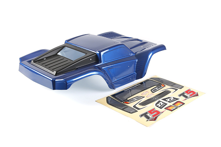 RovanSports Rovan / Rofun T5 Body Shell with Decal Set – Blue or Black | 1:5 Off-Road Truck