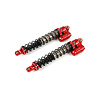 RovanSports BAHA CNC Full Metal Front Shock Absorber 8mm with Buffer (2pc. ) in silver and red