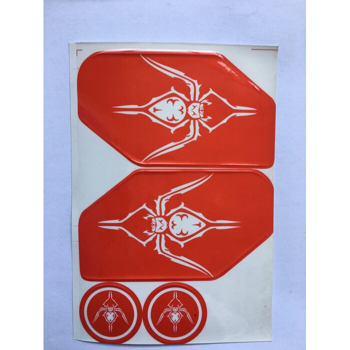 BAHA 5B Heckflügelsatz / Flügel kompletter Flügel mit sämtlichem Zubehör zum Zusammenbau und mit seitlichen Aufklebern in verschiedenen Farben