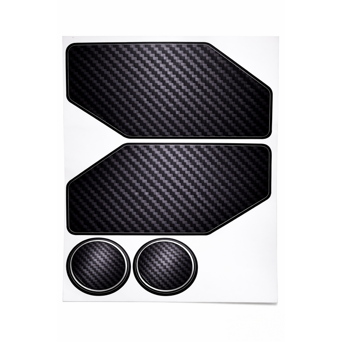 BAHA 5B achtervleugelset / wing complete vleugel met alle toebehoren om te monteren en met zijstikkers in diverse kleuren