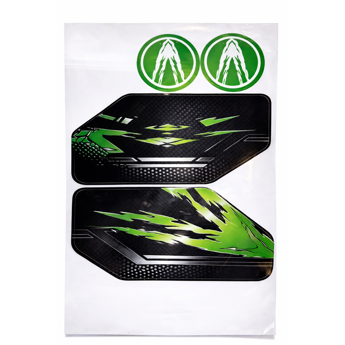 BAHA 5B rear wing set / wing complete wing with all accessories to assemble and with side stickers in various colors