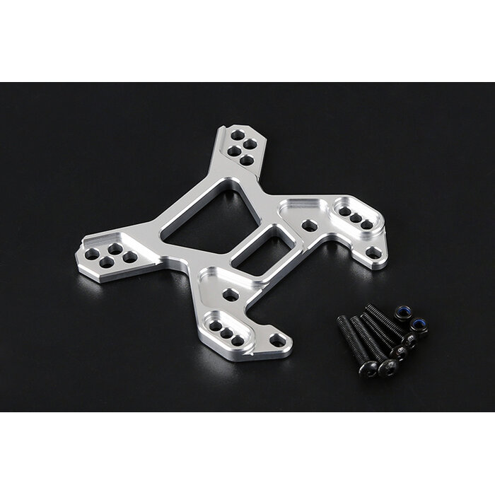 RovanLosi LT / Losi 5ive-T CNC Aluminum Front Shock Tower (Silver)