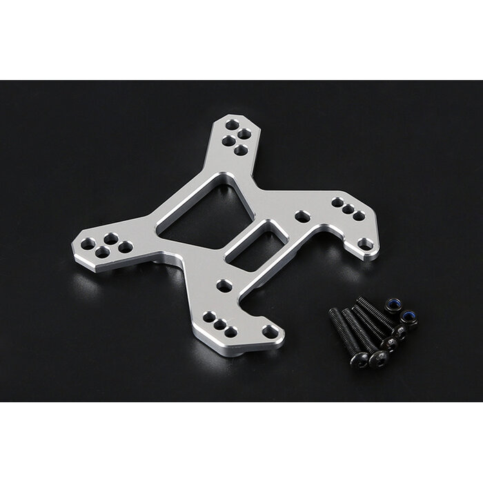 RovanLosi LT / Losi 5ive T CNC aluminium voorste schokdemperbrug (zilver)