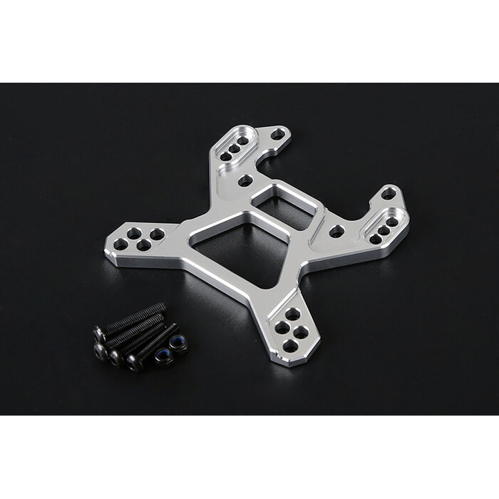 RovanLosi LT / Losi 5ive-T CNC Aluminium Vorderer Stoßdämpferhalter (Silber)