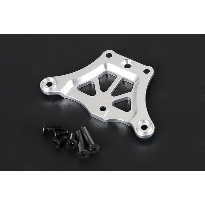 RovanLosi  LT  / Losi 5ive T CNC Alu Metal Steering Machine Tablet (Silver)