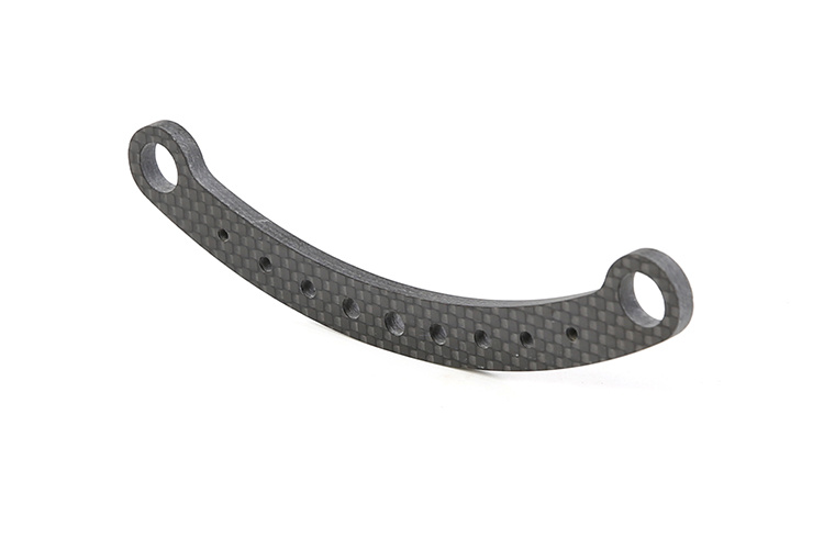 RovanLosi 5 mm carbon fiber steering gear connecting plate for Rovan LT and Losi 5ive-T models