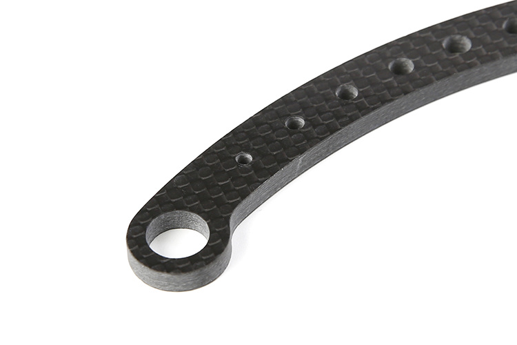 RovanLosi 5 mm carbon fiber steering gear connecting plate for Rovan LT and Losi 5ive-T models