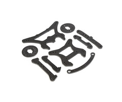 RovanLosi Komplettes 5 mm Carbon Upgrade-Set für Rovan LT und Losi 5ive-T