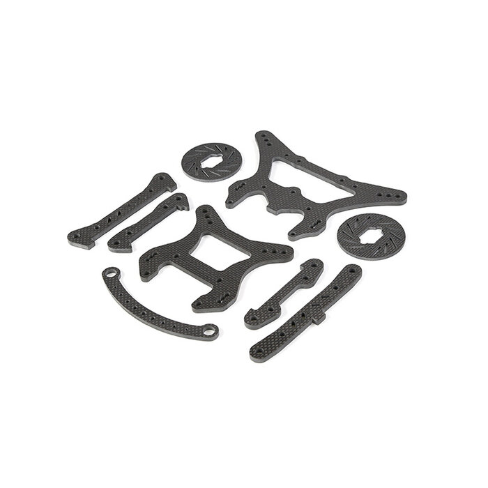 RovanLosi Complete 5 mm carbon fiber upgrade set voor Rovan LT en Losi 5ive-T.