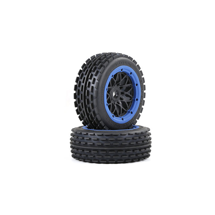 RovanSports Rofun Out Side Dirt Buster 5B Thickened Front Off-Road Tyres Set with Beadlocks – 170×60 (2pcs)