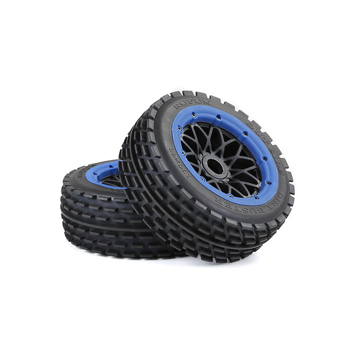 RovanSports Rofun Out Side Dirt Buster 5B Verstärkte Off-Road Vorderreifen Set mit Beadlocks – 170×60 (2 Stück)