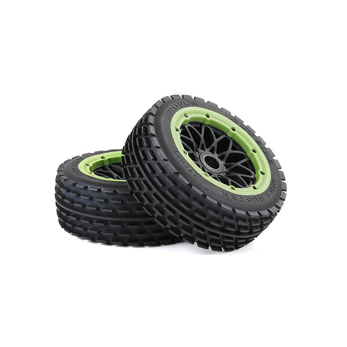 RovanSports Rofun Out Side Dirt Buster 5B Verstärkte Off-Road Vorderreifen Set mit Beadlocks – 170×60 (2 Stück)