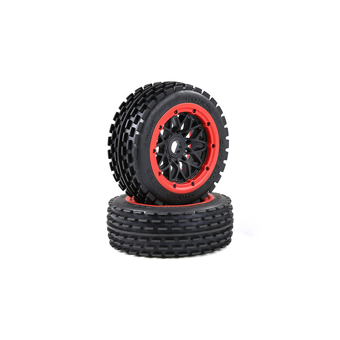 RovanSports Rofun Out Side Dirt Buster 5B Verstärkte Off-Road Vorderreifen Set mit Beadlocks – 170×60 (2 Stück)