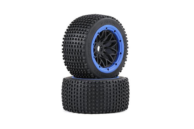 RovanSports Rofun Out Side Dirt Buster 5B Verstärkte Off-Road Hinterreifen Small Pins mit Beadlocks – 170×80 (2 Stück)