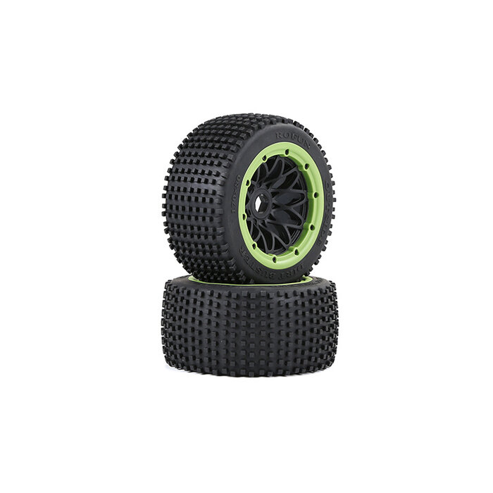 RovanSports Rofun Out Side Dirt Buster 5B Thickened Rear Off-Road Tyres Small Pins with Beadlocks – 170×80 (2pcs)
