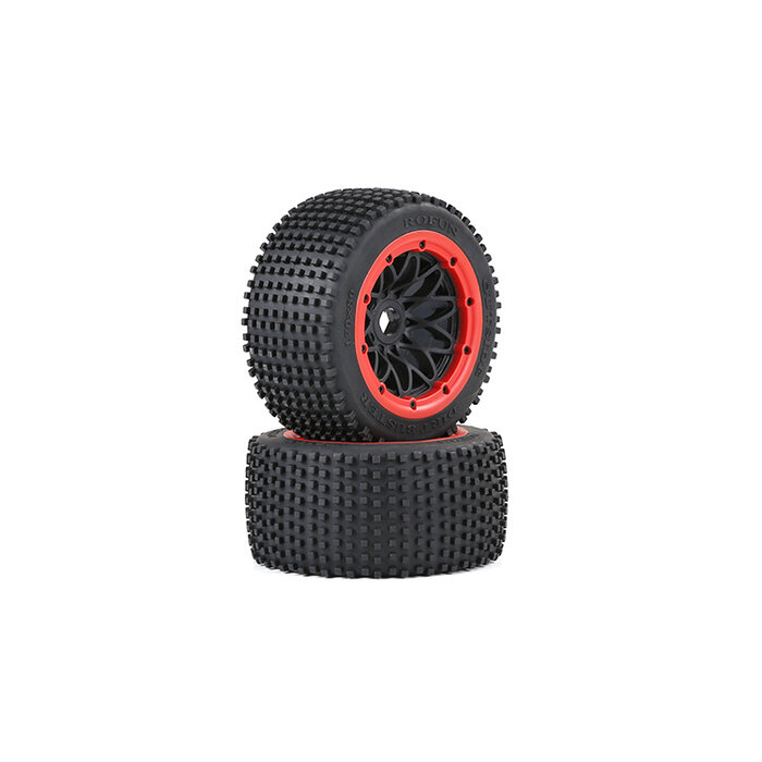 RovanSports Rofun Out Side Dirt Buster 5B Thickened Rear Off-Road Tyres Small Pins with Beadlocks – 170×80 (2pcs)