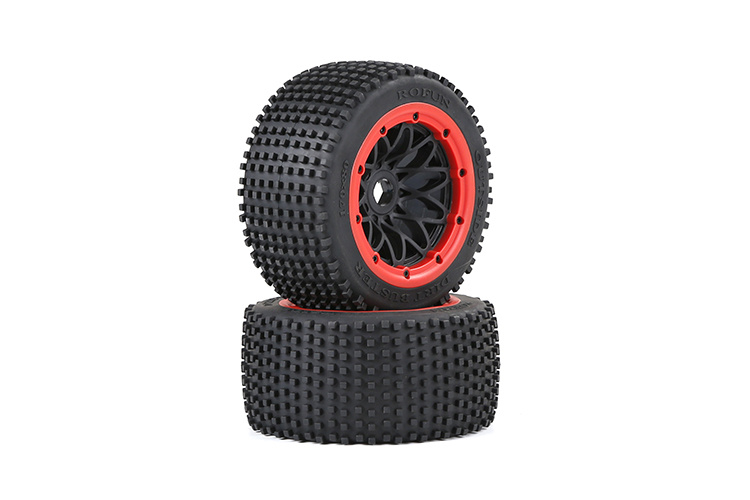 RovanSports Rofun Out Side Dirt Buster 5B Verstärkte Off-Road Hinterreifen Small Pins mit Beadlocks – 170×80 (2 Stück)