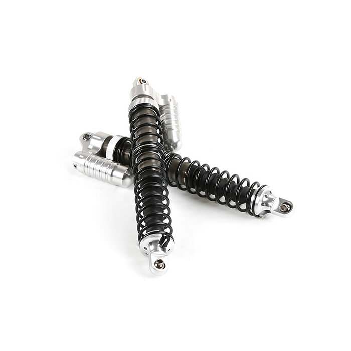 RovanSports BAHA 5B New CNC Vollmetall 8mm Buffer Hintere Stoßdämpfer Set (1 Set) – Rot / Silber