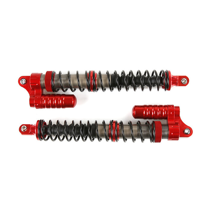 RovanSports BAHA 5B New CNC Full Metal 8mm Buffer Rear Shock Absorber Set  / Schokbreker (1 set) – verkrijbaar in rood en zilver