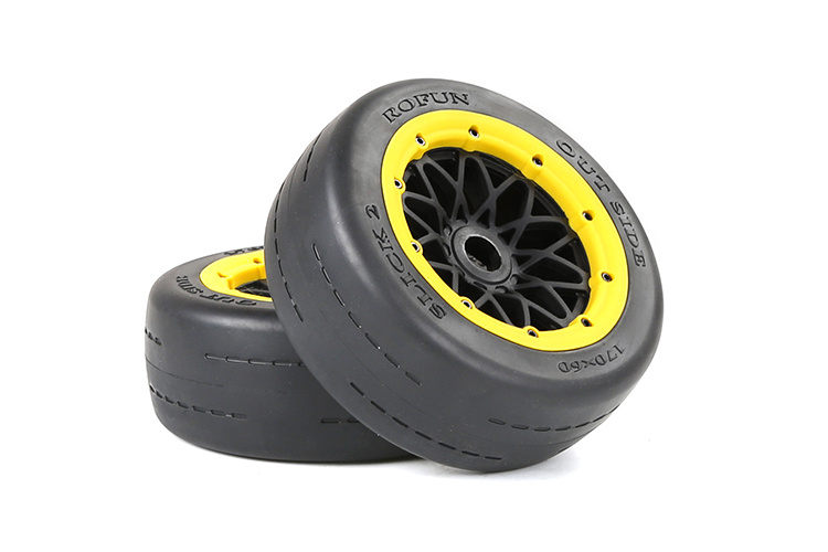 RovanSports BAHA 5B Gen.2 Voorbanden Slick Set met Beadlocks – 170×60 (2 stuks)