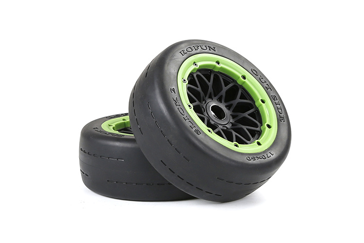 RovanSports BAHA 5B Gen.2 Voorbanden Slick Set met Beadlocks – 170×60 (2 stuks)