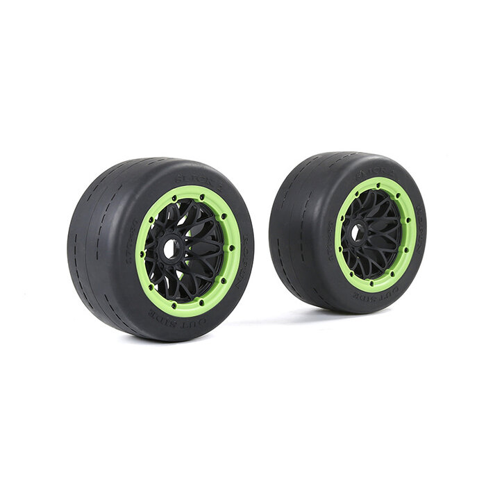 RovanSports BAHA 5B Gen.2 rear Slick Tyres Set with Beadlocks – 170×60 (2pcs)