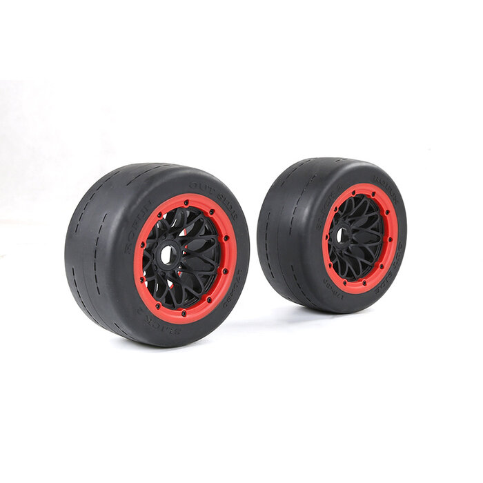 RovanSports BAHA 5B Gen.2 Hinterreifen Slick Set mit Beadlocks – 170×60 (2 Stück)