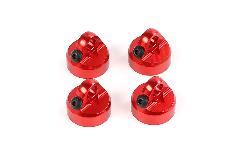 RovanLosi Aluminium Bovenkap Schokdemper 10mm voor Rovan LT of Losi 5ive-T Modellen – Verkrijgbaar in Rood, Zwart of Blauw. Let op geleverd per stuk