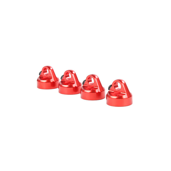 RovanLosi Aluminium Stoßdämpferkappe 10mm für Rovan LT oder Losi 5ive-T Modelle – Erhältlich in Rot, Schwarz oder Blau - Hinweis: Geliefert pro 1 Stück.