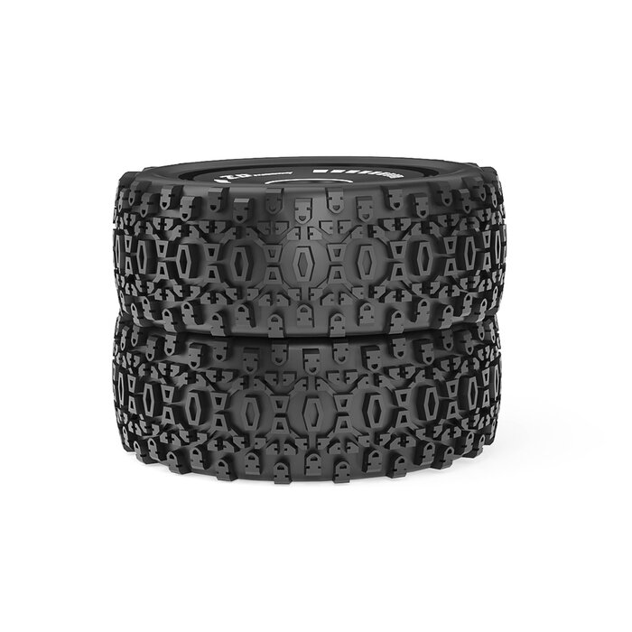 ZD Racing BX-12 12mm Pre-Glued Tires Set (2 pcs)