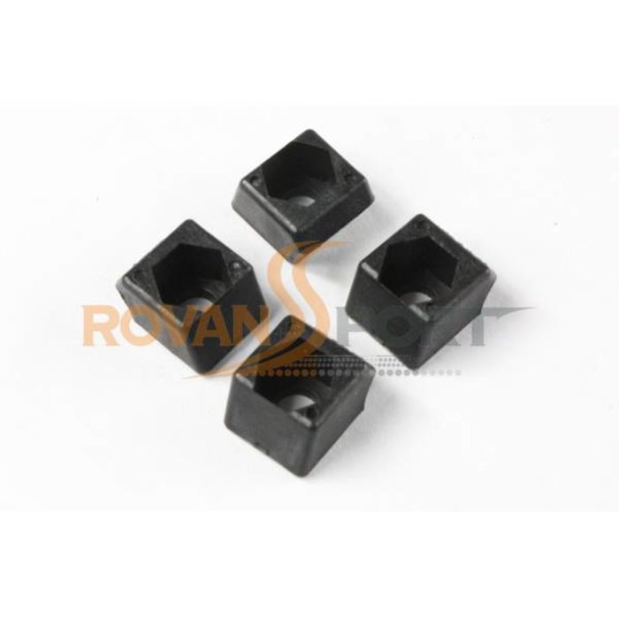 RovanSports Front & rear bulkhead nut holder (4pc)