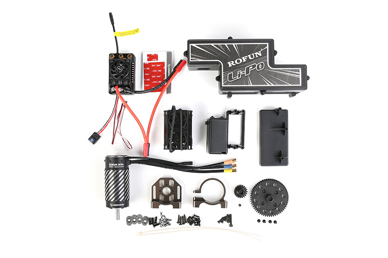 RovanLosi LT/V5 Benzin-zu-Elektro Umrüstkit Standard Edition – Hobbywing MAX5 HV G2 Sensor Power System